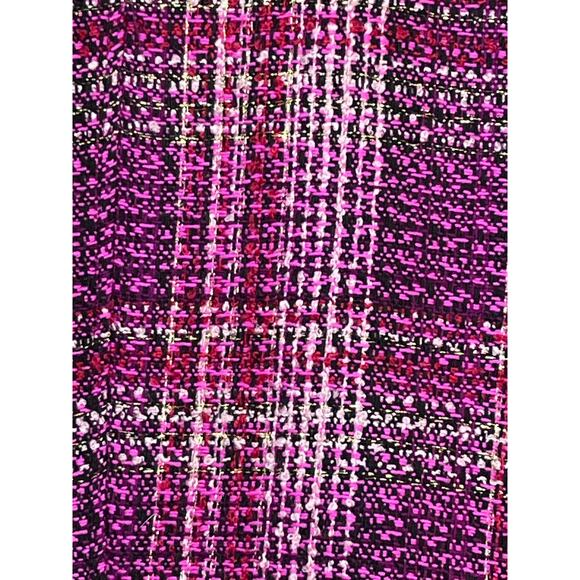 Victor Costa Womens 12 Pink Metallic Long Sleeve Leopard Print Jeweled Blazer - Picture 9 of 9